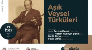 Aşık Veysel Türküleriyle AKM'de Anılacak