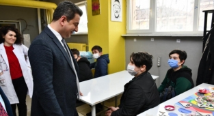 Ebubekir Sıddık Savaşçı, Fatih Mesleki ve Teknik Anadolu Lisesini Ziyaret Etti