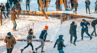 Sakarya Üniversitesinde Kartopu Şenliği
