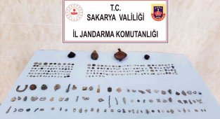 Sakarya'da 201 adet tarihi sikke ele geçirildi: 2 gözaltı