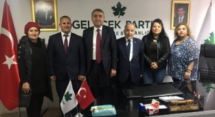 Başkan Sevindik Ve Gelecek Partisi Heyeti İlçe Ziyaretlerinde