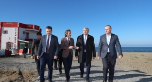 Başkan Yüce Kıyı Erozyonu Tahribatını İnceledi
