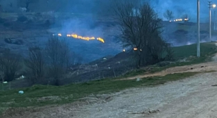 Karasu'da Yangın: 25 Dönüm Arazi Kül Oldu