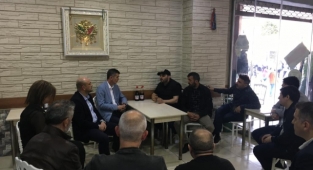Milletvekili Dikbayır Hilmi Kayın İş Merkezi'nde Esnafla Bir Araya Geldi
