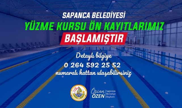 Sapanca’da Yüzme Havuzu Ön Kayıtları Başladı