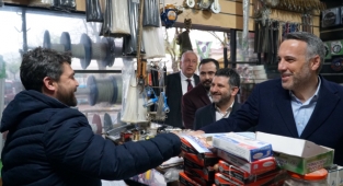 Başkan Tever Söğütlü'de Temaslarda Bulundu