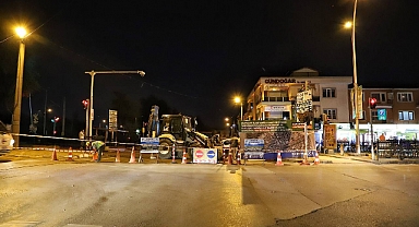 Büyükşehir Altyapı Çalışmalarını Gece Mesaisiyle Sürdürdü