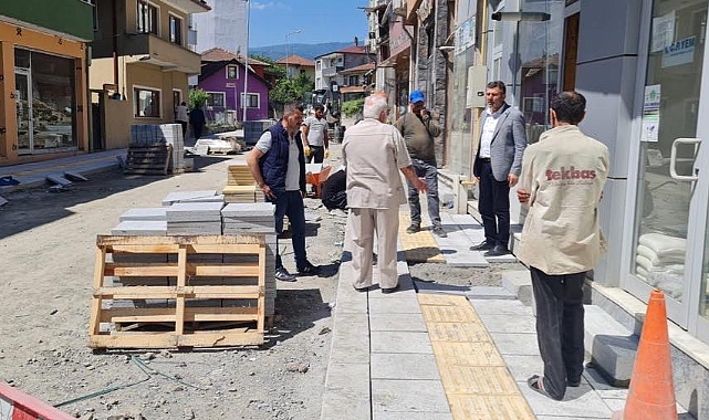 Kayacan Caddesi’nde Yenileme Çalışmaları Devam Ediyor