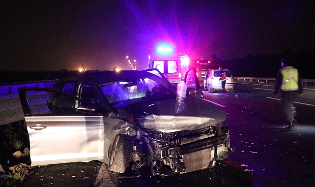Kuzey Marmara Otoyolu'nda Kaza: 5 Yaralı