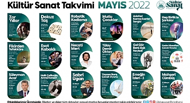 Mayıs Kültür Sanat Takvimi Açıklandı