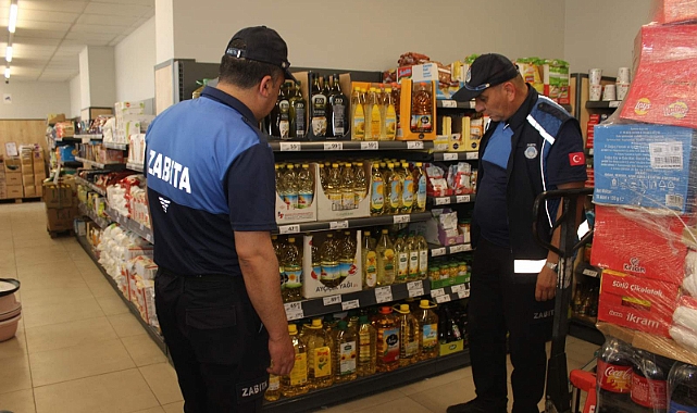 Zabıtadan Etiket ve Stok Denetimi