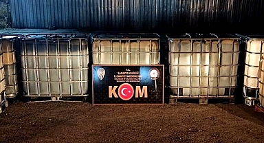 5 Bin 140 Litre Gümrük Kaçağı Petrol Ürünü Ele Geçirildi