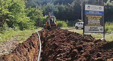 Büyükşehir'den Geyve Sütalan Mahallesi’ne 3 Bin Metrelik Yeni İçmesuyu Hattı