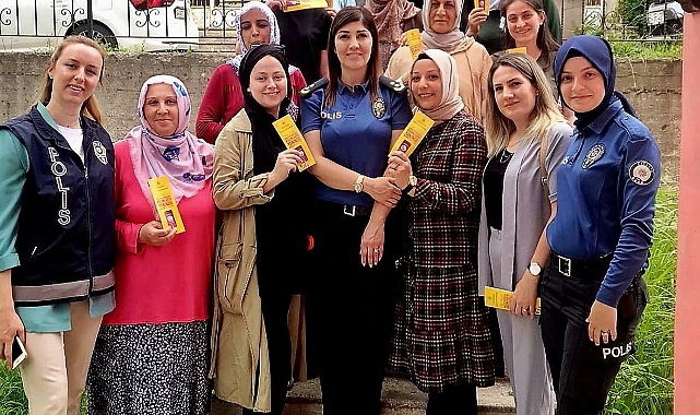 Dikiş ve Kilim Dokuma Kursiyerlerine KADES Tanıtıldı