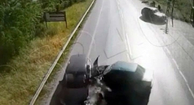 Feci Kaza Kameraya Yansıdı