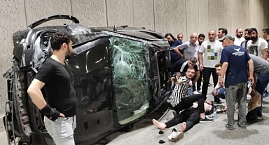 Lüks Cip Takla Attı: 1 Yaralı