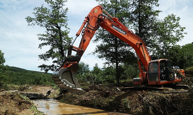 Metrekareye 120 Kilogram Yağışın Düştüğü Kocaali'de Yaralar Sarılıyor