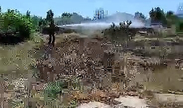 Ormanlık Alanda Çıkan Yangın Korkuttu