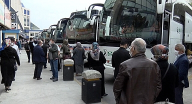 Bayram Dönüşü Otogarda Yoğunluk