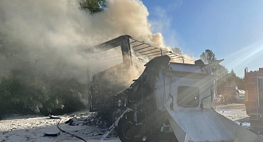 Feci Ölüm: Tırın İçinde Yanarak Can Verdi