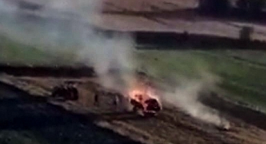 Kaynarca'da Korku Dolu Anlar: Traktörün Römorku Alev Aldı