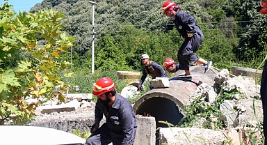 SABAK Ekipleri Tatbikat Gerçekleştirdi