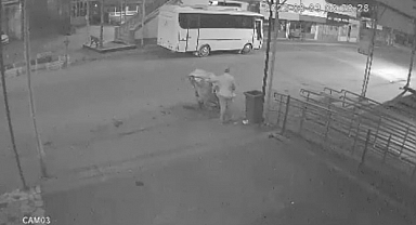 Bu Kadarı da Pes Dedirtti: Çöp Konteynerini Çaldı
