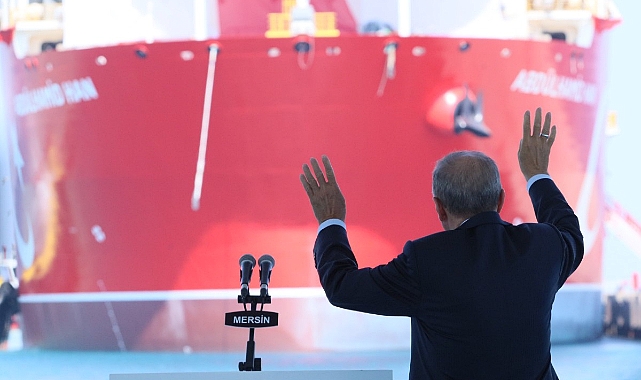 Cumhurbaşkanı Erdoğan Abdülhamid Han Gemisini Akdeniz'e Uğurladı
