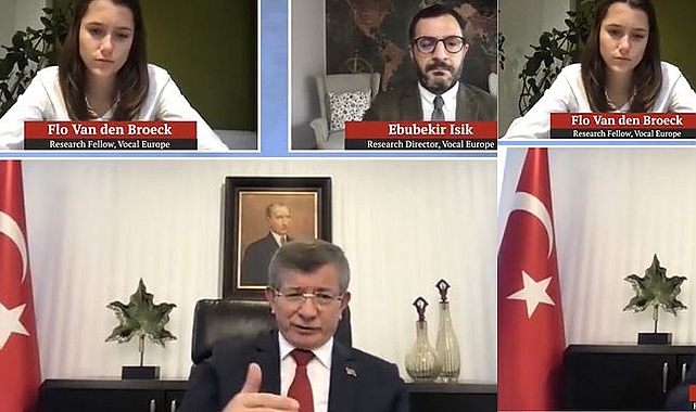 Davutoğlu, FETÖ'cü Firari Ebubekir Işık'ın Yayınına Katıldı