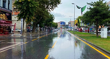 Sakarya'da Sağanak Yağış Etkisini Gösterdi