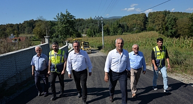Başkan Babaoğlu Harmantepe Yolunda Devam Eden Çalışmaları İnceledi