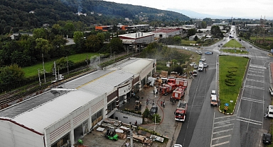 Kereste Fabrikası Alevlere Teslim Oldu