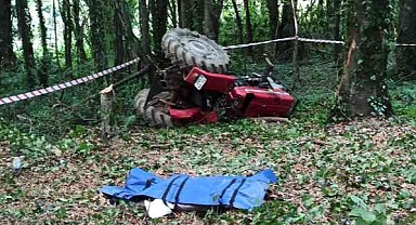 Traktör Uçuruma Yuvarlandı: 1 Kişi Hayatını Kaybetti