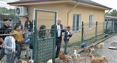 Başkan Babaoğlu ve Öğrenciler Can Dostlarını Ziyaret Etti