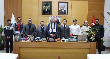 Başkan Yüce Filistin Spor Bakan Yardımcısı Haniye’yi Ağırladı