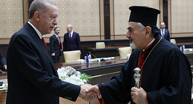 Cumhurbaşkanı Erdoğan, Süryani Katolik Patriği'ni Ağırladı