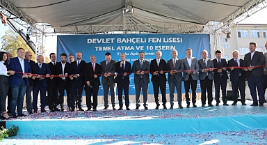 Fen Lisesinin Temeli Atıldı, 10 Yeni Eser Hizmete Alındı