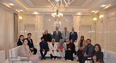 Maldivler Cumhuriyeti Heyeti'nden Başkan Babaoğlu'na Ziyaret