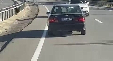 Trafiği Tehlikeye Atan Sürücü Kamerada