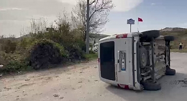 Otomobil Ters Döndü: 1 Yaralı