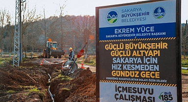Büyükşehir'den Soğucak Mahallesi'ne 5 Bin 500 Metrelik İçmesuyu Hattı