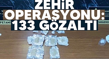 Emniyetten Uyuşturucu Operasyonu: 133 Gözaltı