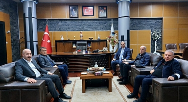 Ergün Atalay, Başkan Alemdar'ı Ziyaret Etti