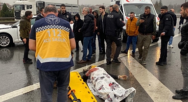 Islak Zemin Kazayı Beraberinde Getirdi: 1 Ölü!