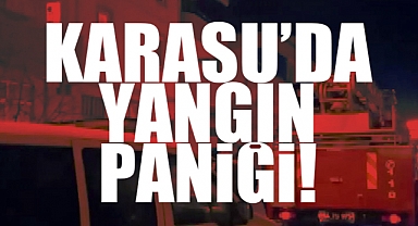 Karasu'da Yangın Paniği!