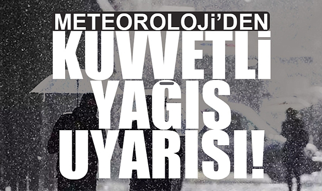 Marmara Bölgesi Dikkat! Meteoroloji'den Kuvvetli Yağış Uyarısı!