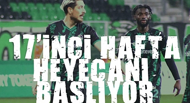 Spor Toto 1'inci Ligde 17'inci Hafta Heyecanı Başlıyor