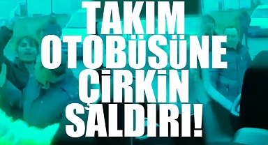 Yeşil Sahadaki Gerginlik Dışarı Taştı! Taraftarlar Takım Otobüsüne Saldırdı