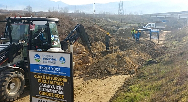 Büyükşehir'den Geyve ve Pamukova'ya Yeni Atık Su Hattı