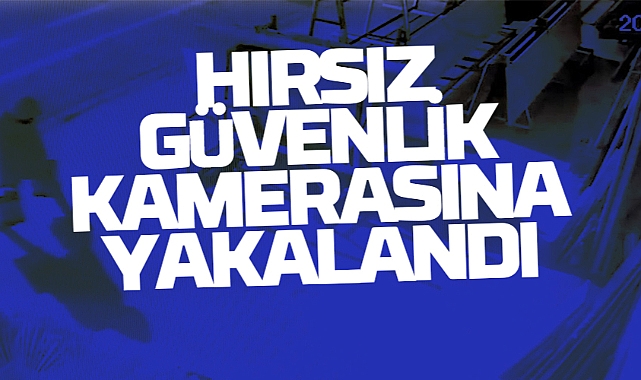 Hırsız Güvenlik Kamerasına Yakalandı